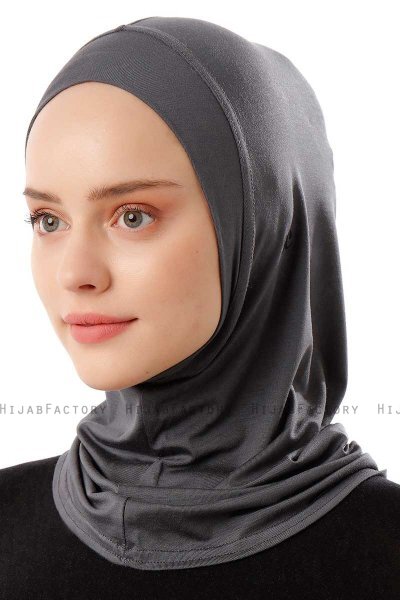 Logo Plain - Mörkgrå One-Piece Al Amira Hijab
