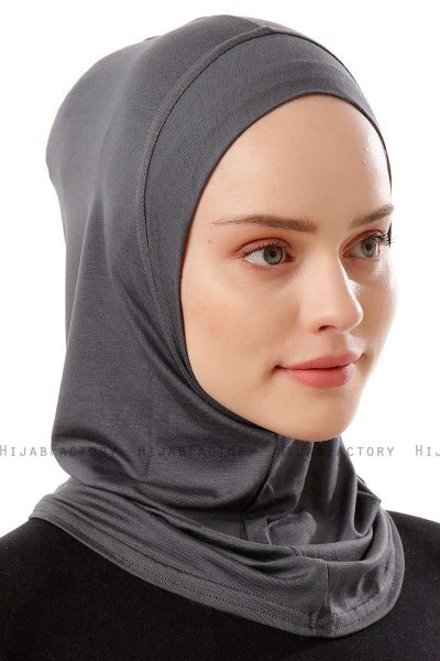 Logo Plain - Mörkgrå One-Piece Al Amira Hijab