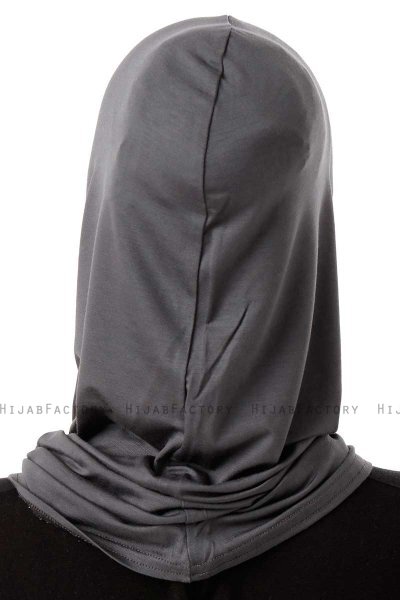Logo Plain - Mörkgrå One-Piece Al Amira Hijab