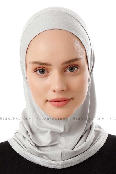 Logo Plain - Ljusgrå One-Piece Al Amira Hijab