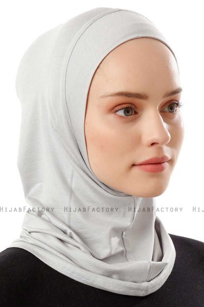 Logo Plain - Ljusgrå One-Piece Al Amira Hijab