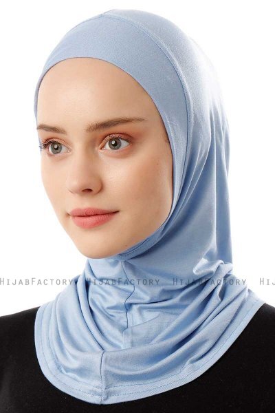 Logo Plain - Ljusblå One-Piece Al Amira Hijab