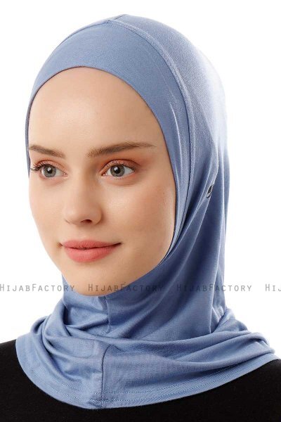 Logo Plain - Indigo One-Piece Al Amira Hijab