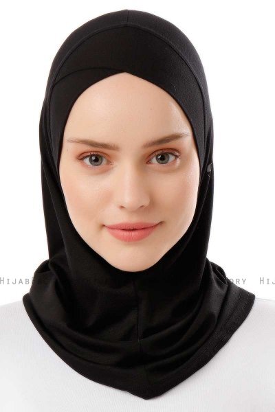 Logo Cross - Svart & Ljusgrå One-Piece Al Amira Hijab