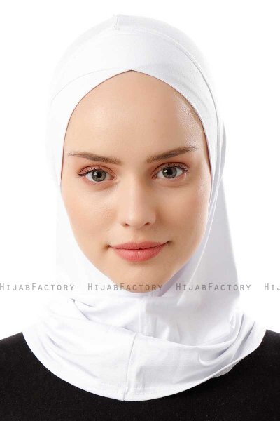 Logo Cross - Vit One-Piece Al Amira Hijab