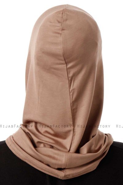 Logo Cross - Mörk Taupe One-Piece Al Amira Hijab