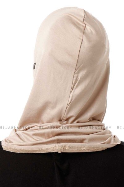 Logo Cross - Ljus Taupe One-Piece Al Amira Hijab