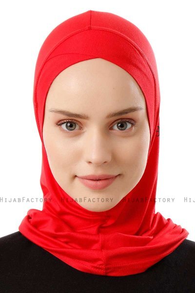 Logo Cross - Röd One-Piece Al Amira Hijab