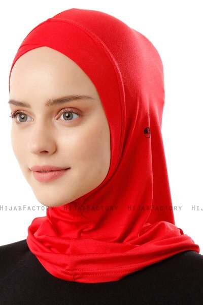 Logo Cross - Röd One-Piece Al Amira Hijab