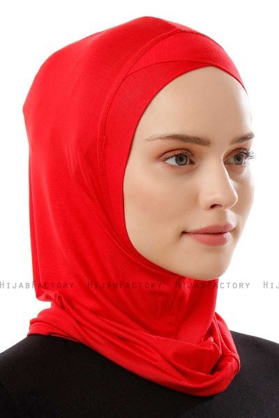 Logo Cross - Röd One-Piece Al Amira Hijab