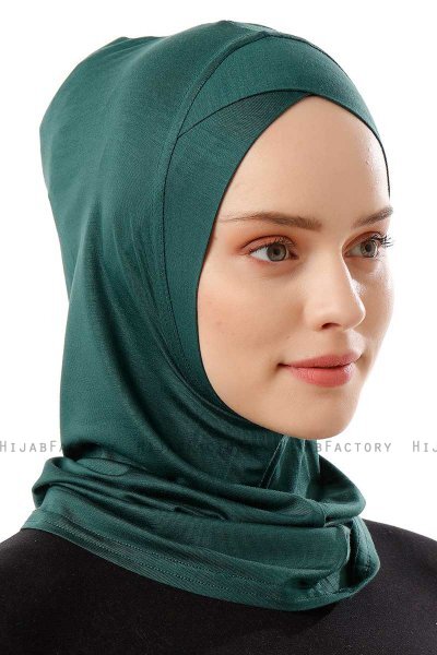 Logo Cross - Mörkgrön One-Piece Al Amira Hijab
