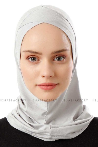 Logo Cross - Ljusgrå One-Piece Al Amira Hijab