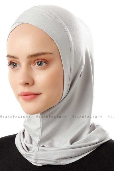 Logo Cross - Ljusgrå One-Piece Al Amira Hijab