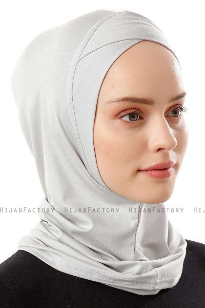 Logo Cross - Ljusgrå One-Piece Al Amira Hijab