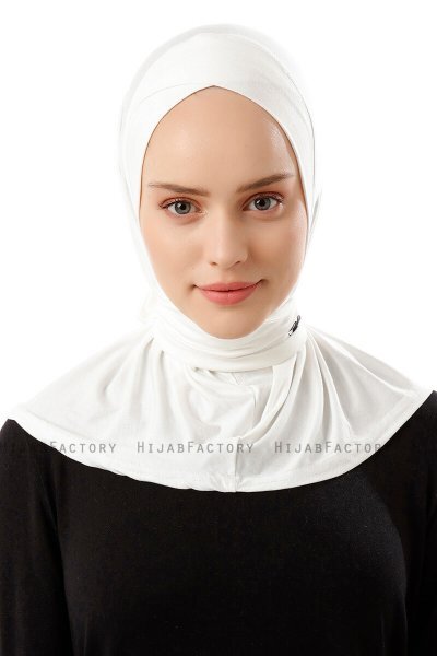 Sportif Cross - Creme Praktisk Viskos Hijab