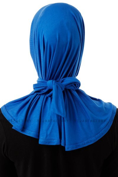 Sportif Cross - Blå Praktisk Viskos Hijab
