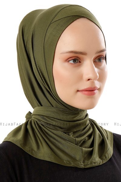 Sportif Cross- Khaki Praktisk Viskos Hijab