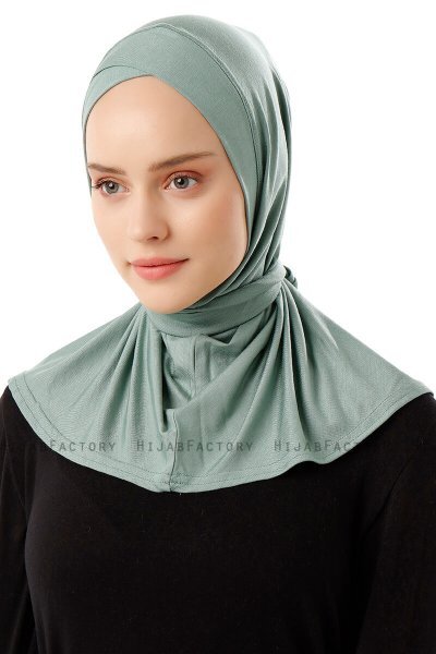 Sportif Cross - Grön Praktisk Viskos Hijab