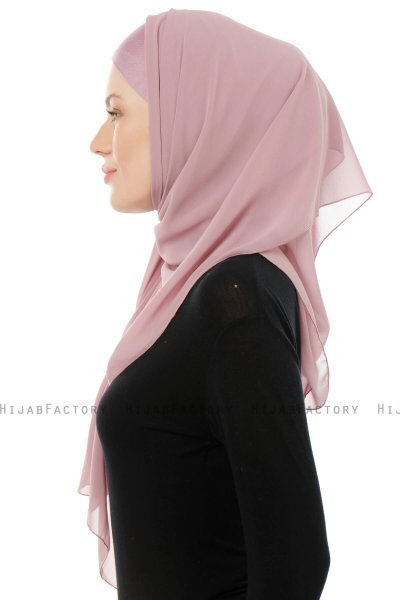 Alara Cross - Lila One Piece Chiffon Hijab