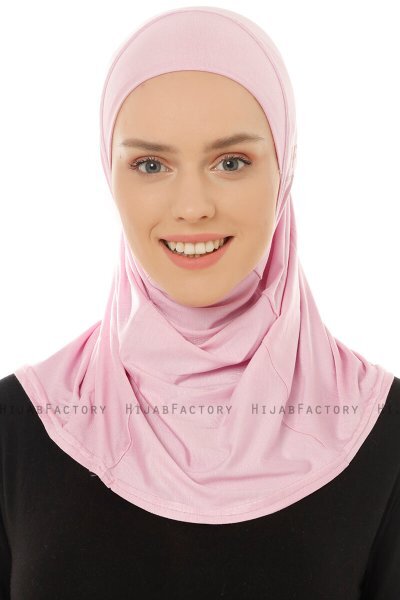 Hanfendy Plain Logo - Rosa One-Piece Hijab