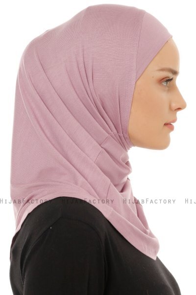 Hanfendy Plain Logo - Lila One-Piece Hijab