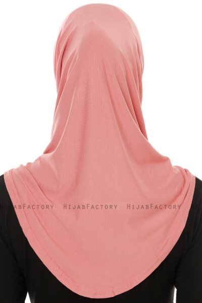 Hanfendy Plain Logo - Mörkrosa One-Piece Hijab