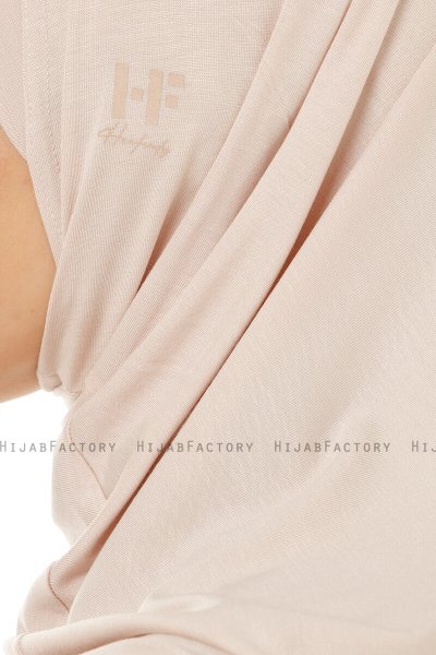 Hanfendy Plain Logo - Puder One-Piece Hijab
