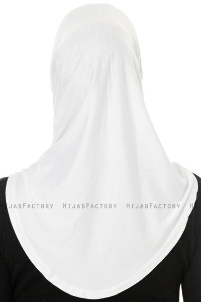Hanfendy Cross Logo - Vit One-Piece Hijab