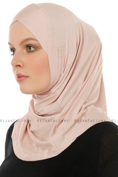 Hanfendy Cross Logo - Gammelrosa One-Piece Hijab