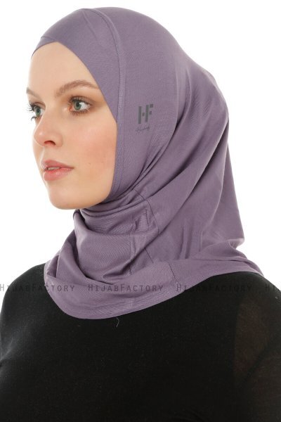 Hanfendy Cross Logo - Mörklila One-Piece Hijab