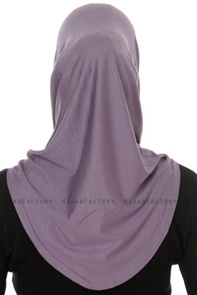 Hanfendy Cross Logo - Mörklila One-Piece Hijab
