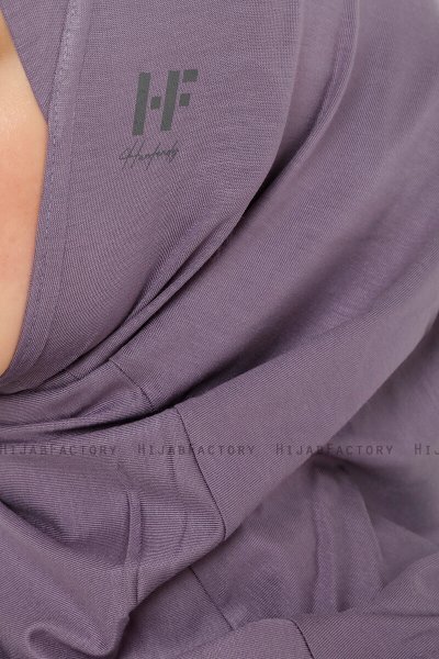 Hanfendy Cross Logo - Mörklila One-Piece Hijab