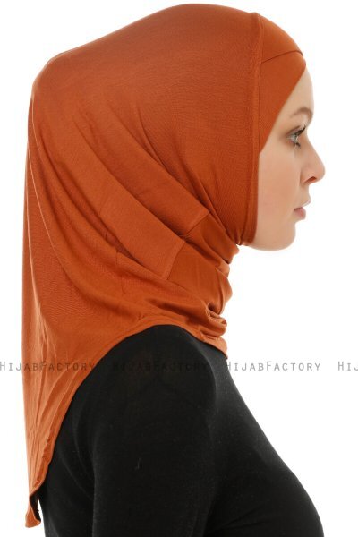 Hanfendy Cross Logo - Tegelröd One-Piece Hijab