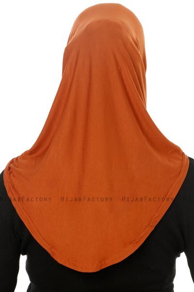 Hanfendy Cross Logo - Tegelröd One-Piece Hijab