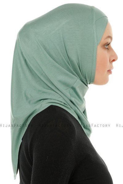 Hanfendy Cross Logo - Grön One-Piece Hijab