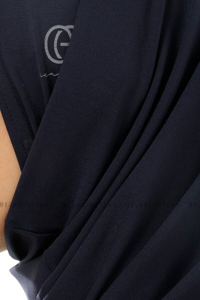 Micro Plain - Marinblå One-Piece Hijab