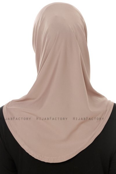 Micro Plain - Stengrå One-Piece Hijab