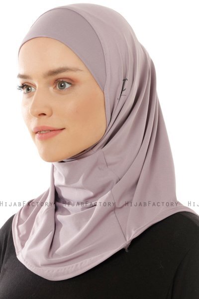 Micro Plain - Ljuslila One-Piece Hijab