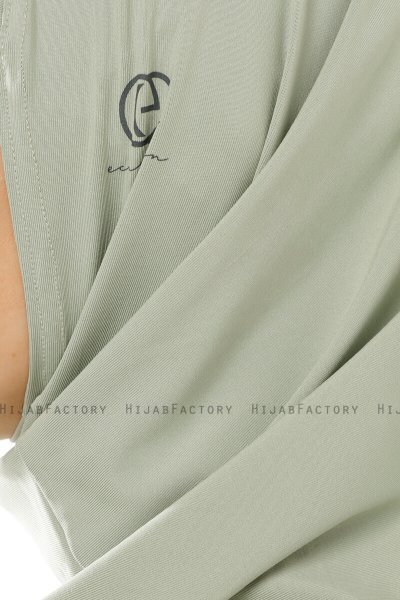 Micro Plain - Grön One-Piece Hijab