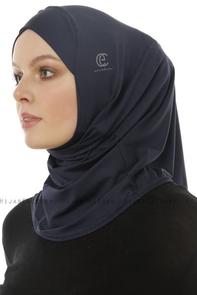 Micro Cross - Marinblå One-Piece Hijab