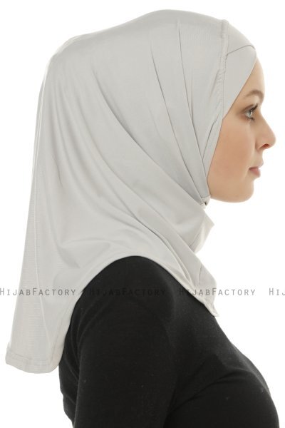 Micro Cross - Ljusgrå One-Piece Hijab