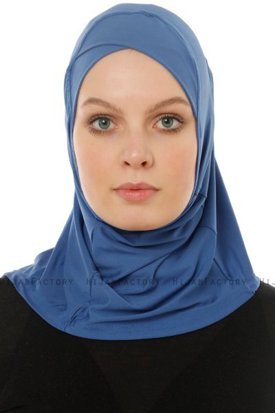Micro Cross - Ljusblå One-Piece Hijab