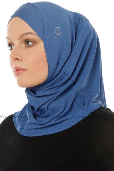 Micro Cross - Ljusblå One-Piece Hijab