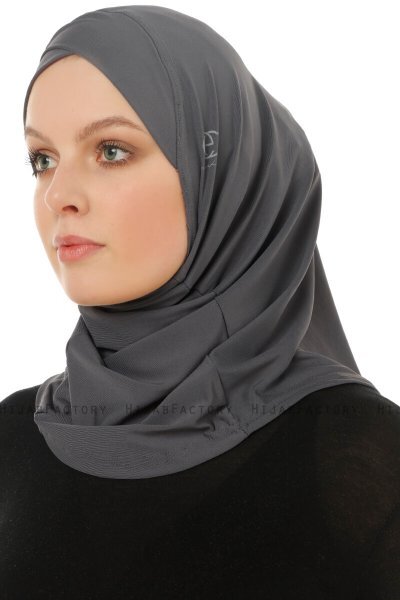 Micro Cross - Antracit One-Piece Hijab