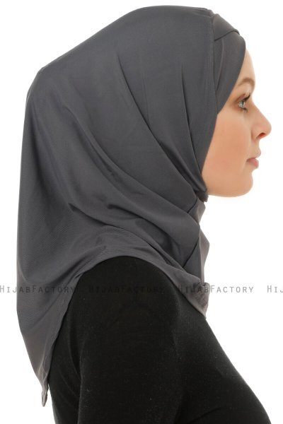 Micro Cross - Antracit One-Piece Hijab