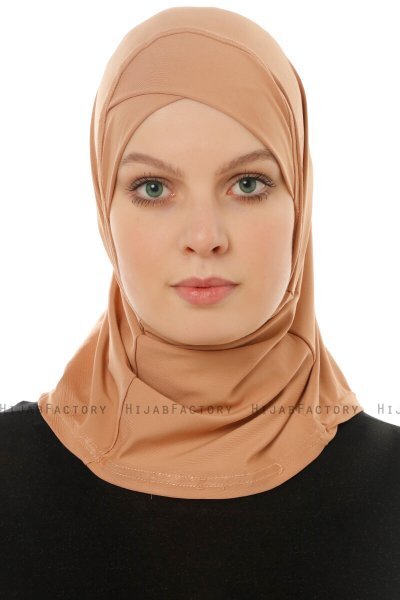 Micro Cross - Karamell One-Piece Hijab
