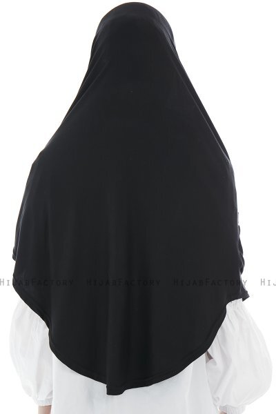 Roxelana - Svart Lång Al Amira Hijab