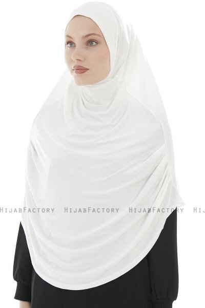 Roxelana - Creme Lång Al Amira Hijab