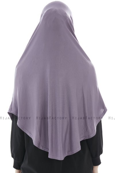 Roxelana - Mörklila Lång Al Amira Hijab