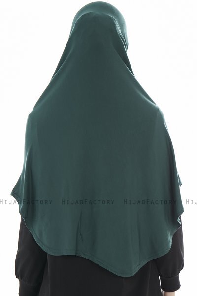 Roxelana - Mörkgrön Lång Al Amira Hijab